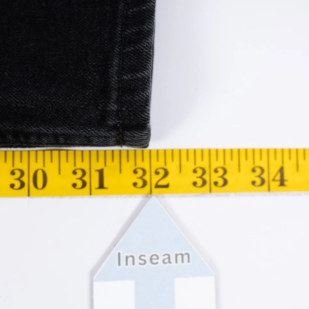 Everlane‎ Uniform The Skinny Jean Black Wash Men's Size 31x34 Organic Cotton - Picture 11 of 13